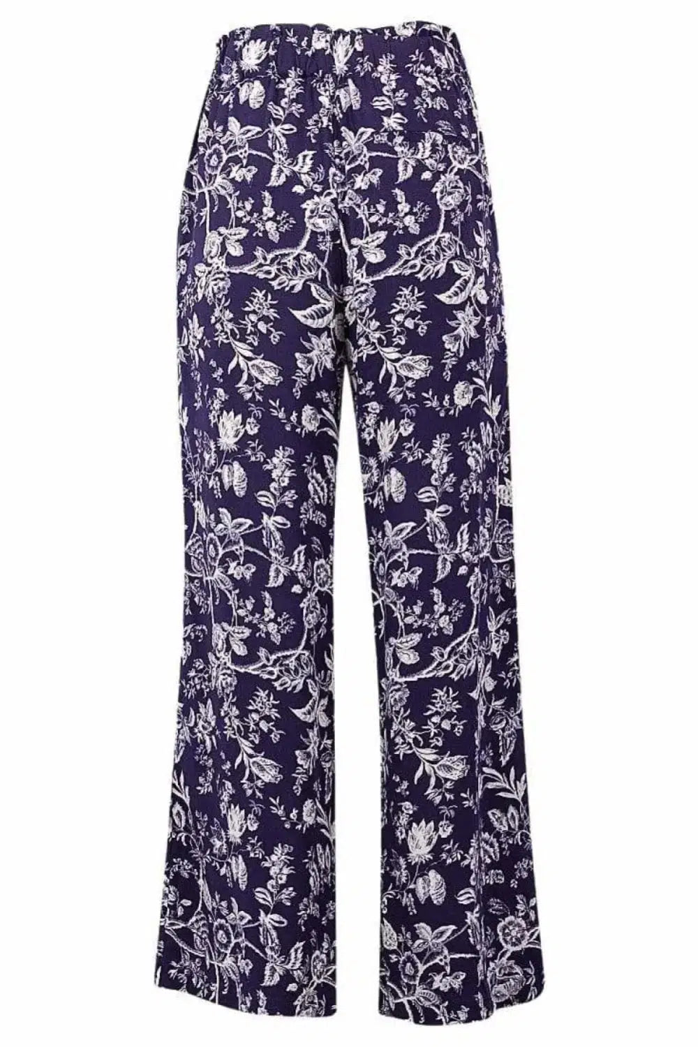 Oasis Floral Wide Leg Crop Trousers