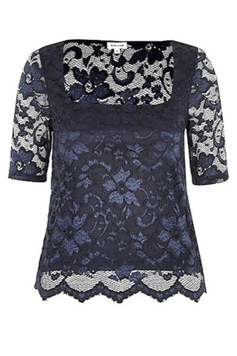 River Island Lace Short Sleeve Top