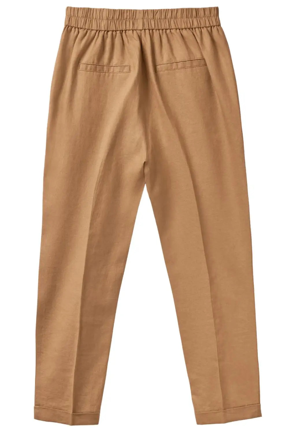 Benetton Linen Crop Trousers