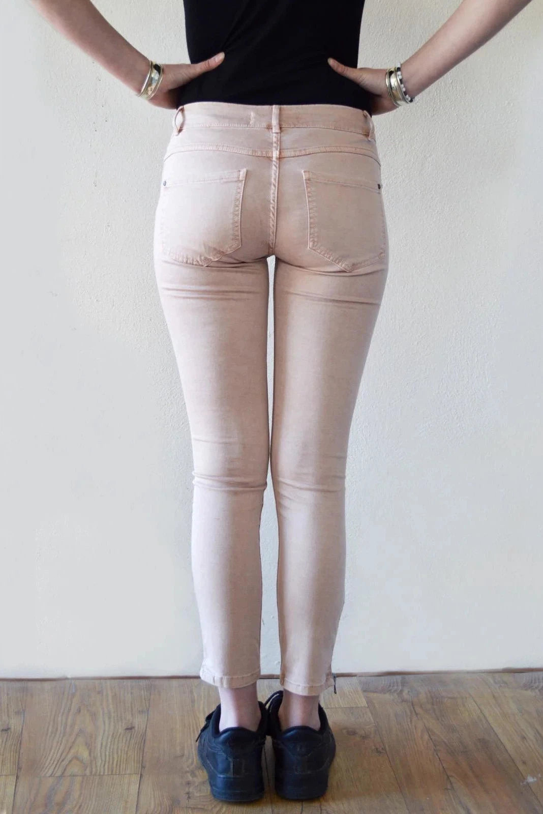 Beige skinny jeans womens 2025 uk