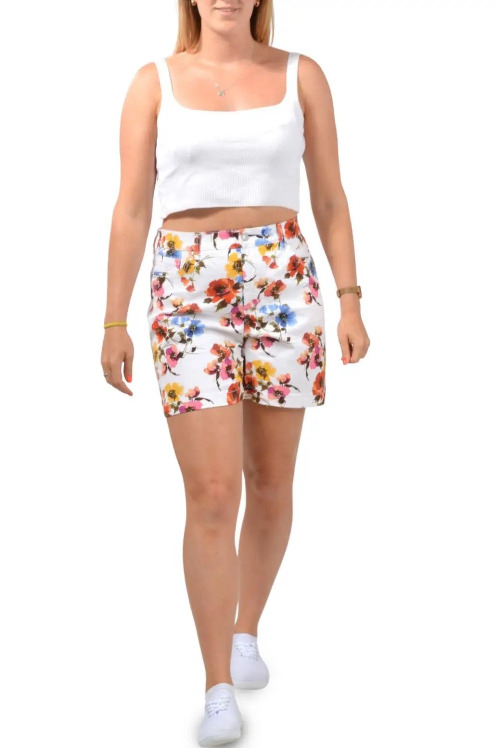 Gloria Vanderbilt Multicolour Floral Shorts