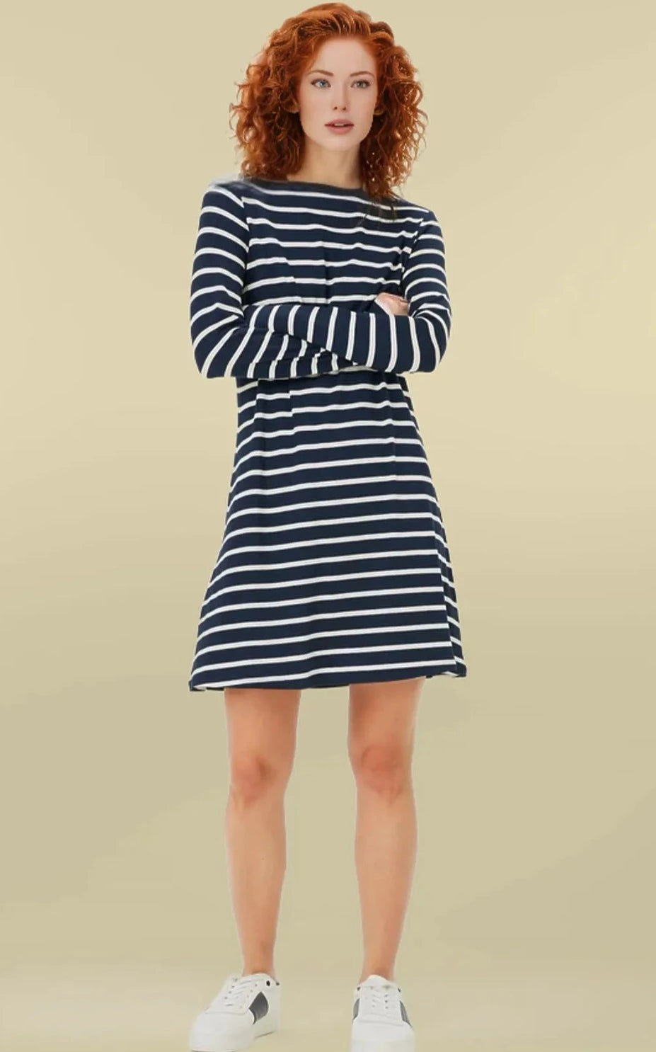 M&S Nautical Striped Jersey Dress