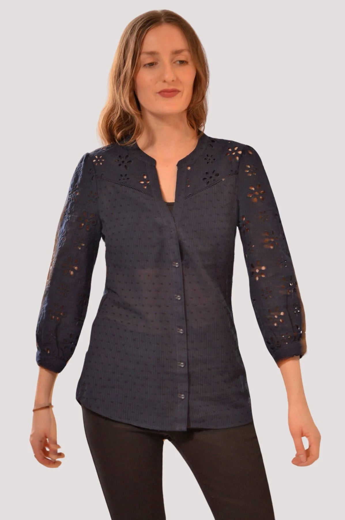 Oasis Broderie Dobby Blouse