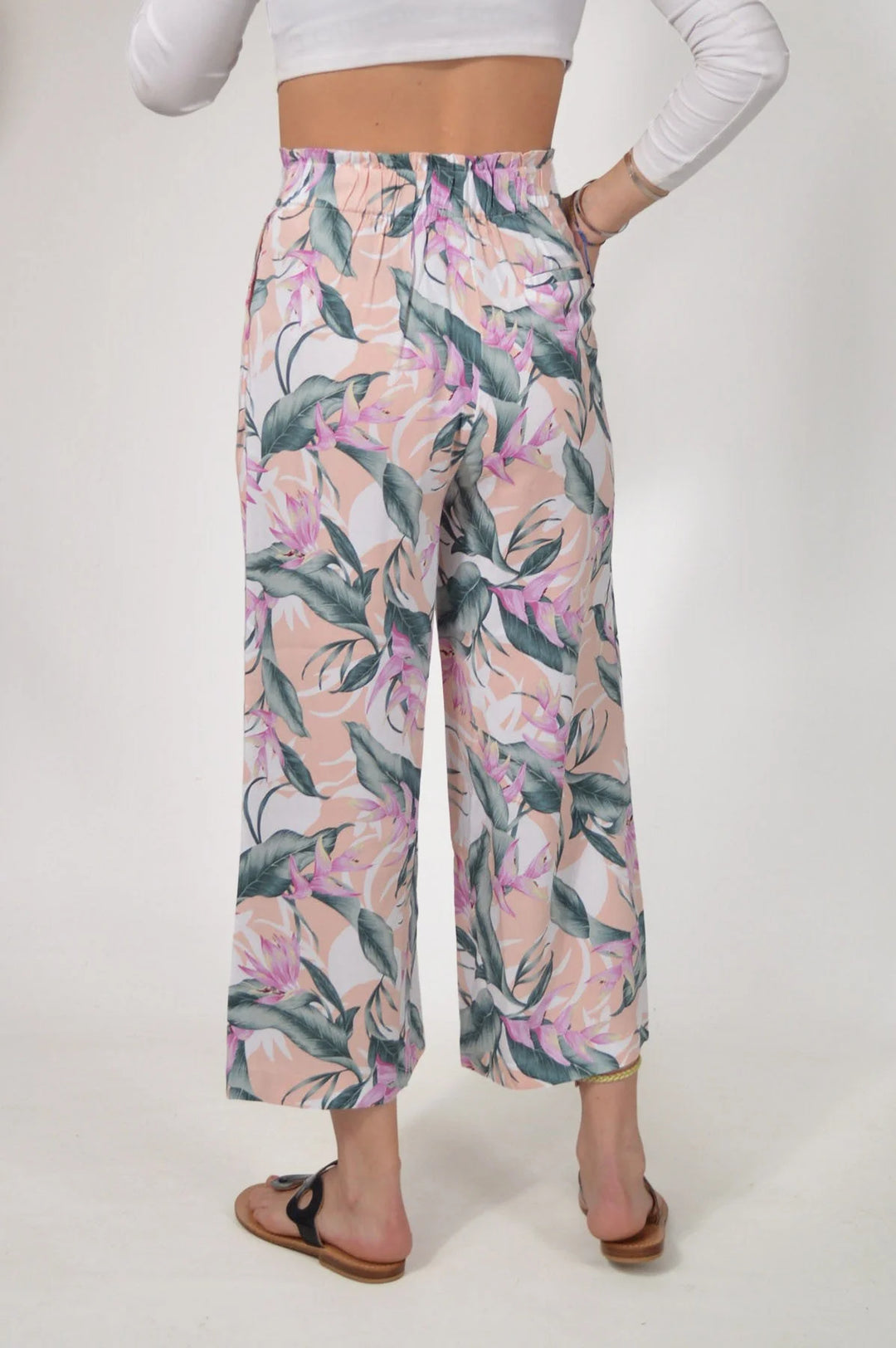 Oasis cropped wide leg trousers hot sale
