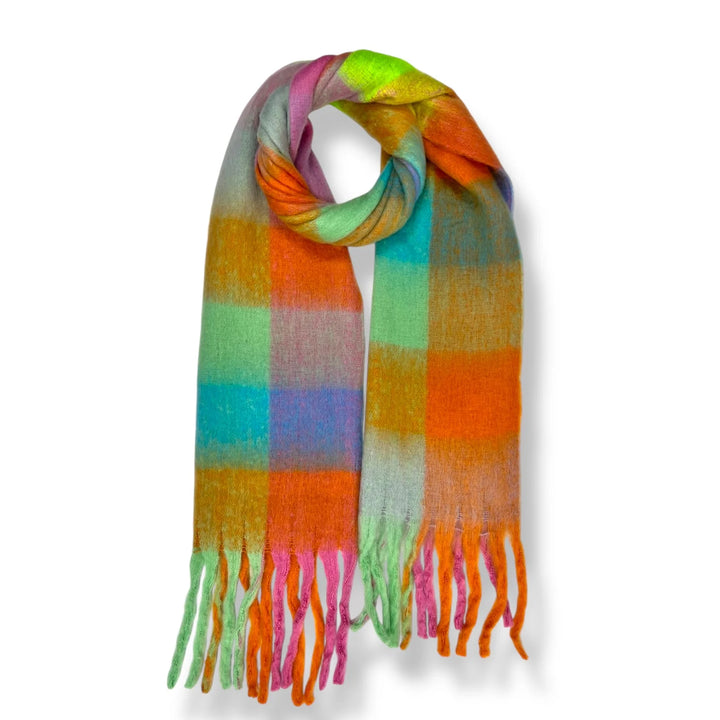 Super Soft Check Winter Scarf