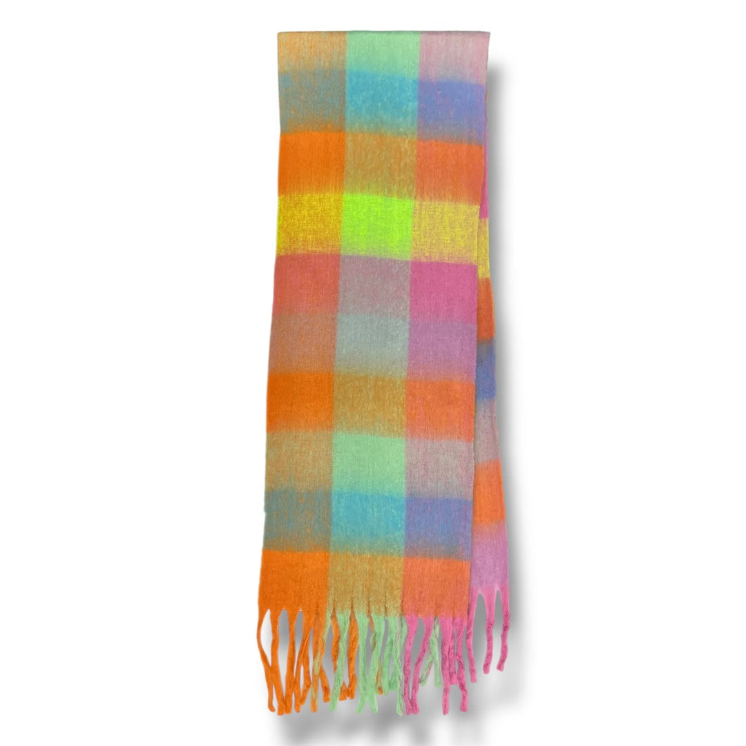 Super Soft Check Winter Scarf