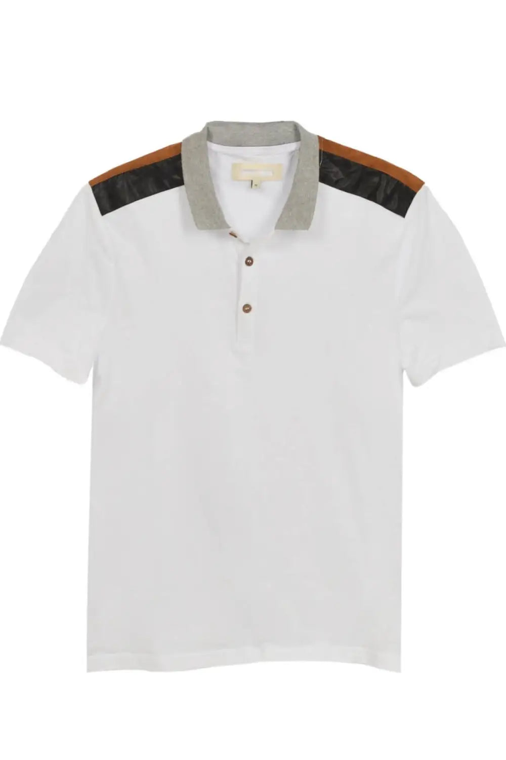 River Island Polo Shirt Contrast Shoulder