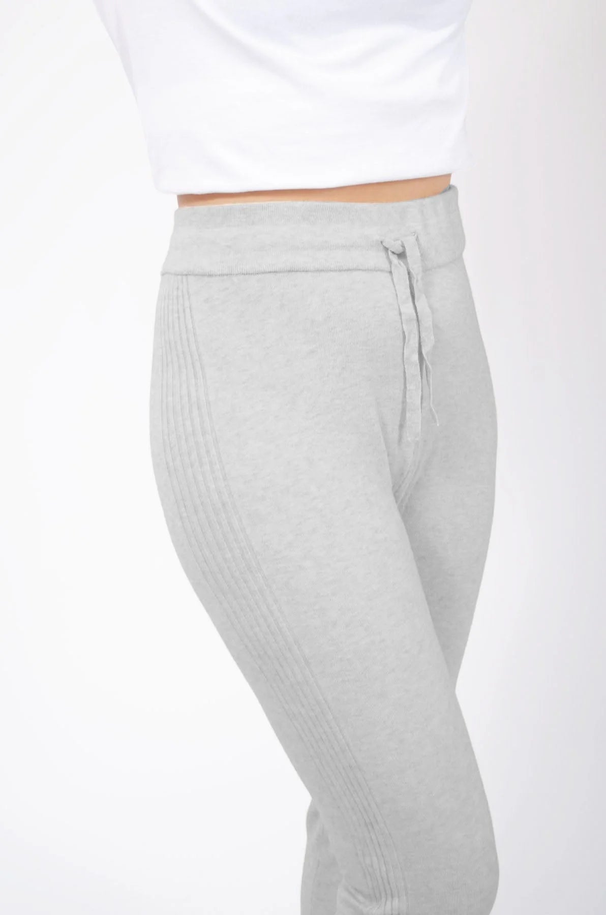 River Island Soft Touch Ribbed Jersey Joggers