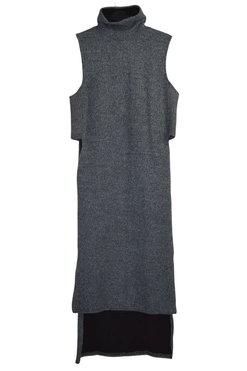 Urban Outfitters Roll Neck Ribbed Sleeveless Tunic Top