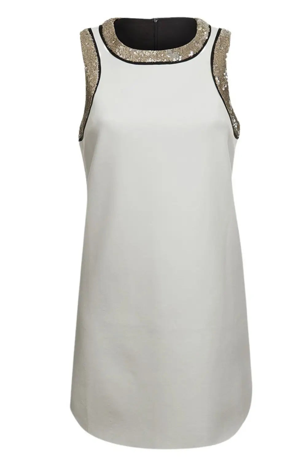 TopShop Sequin Sleeveless Scuba Mini Dress
