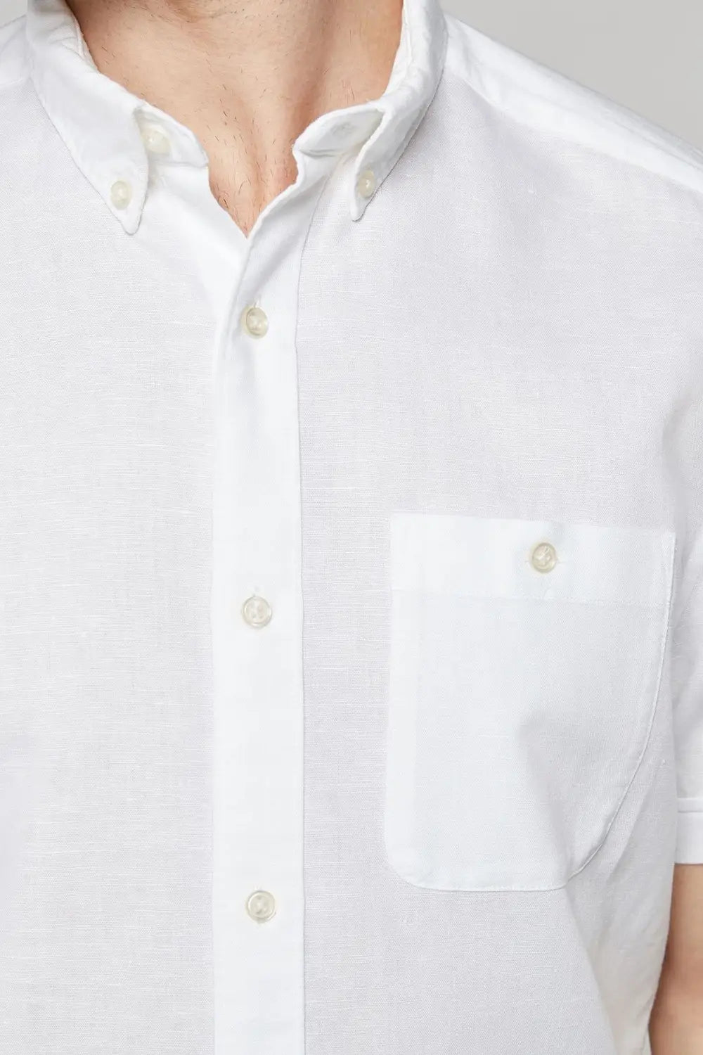 Secret Label Short Sleeve Linen Shirt