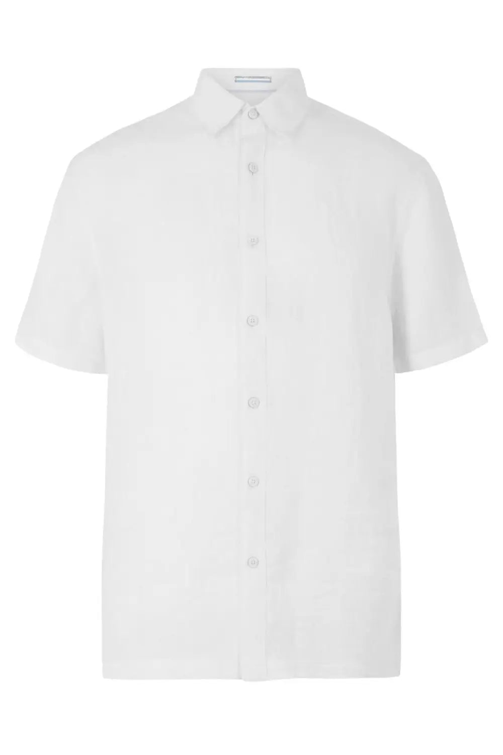 M&S Blue Harbour Short Sleeve Linen Shirt