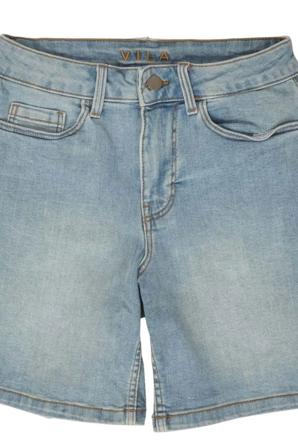 High waisted 2025 elastic denim shorts