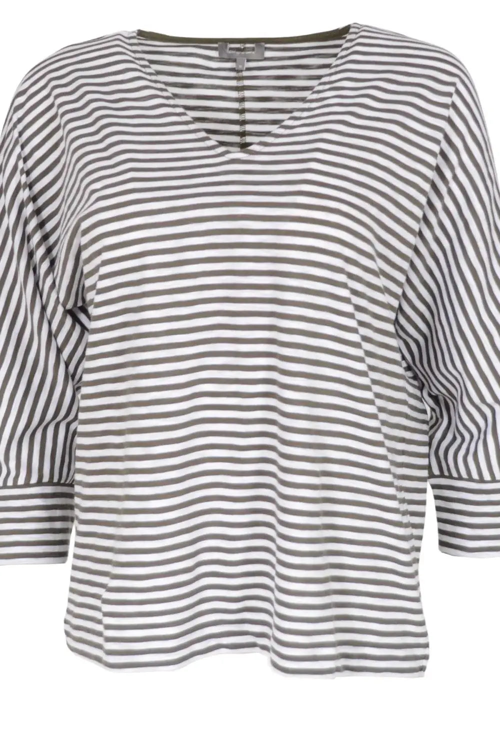 Jaeger Striped Batwing Top