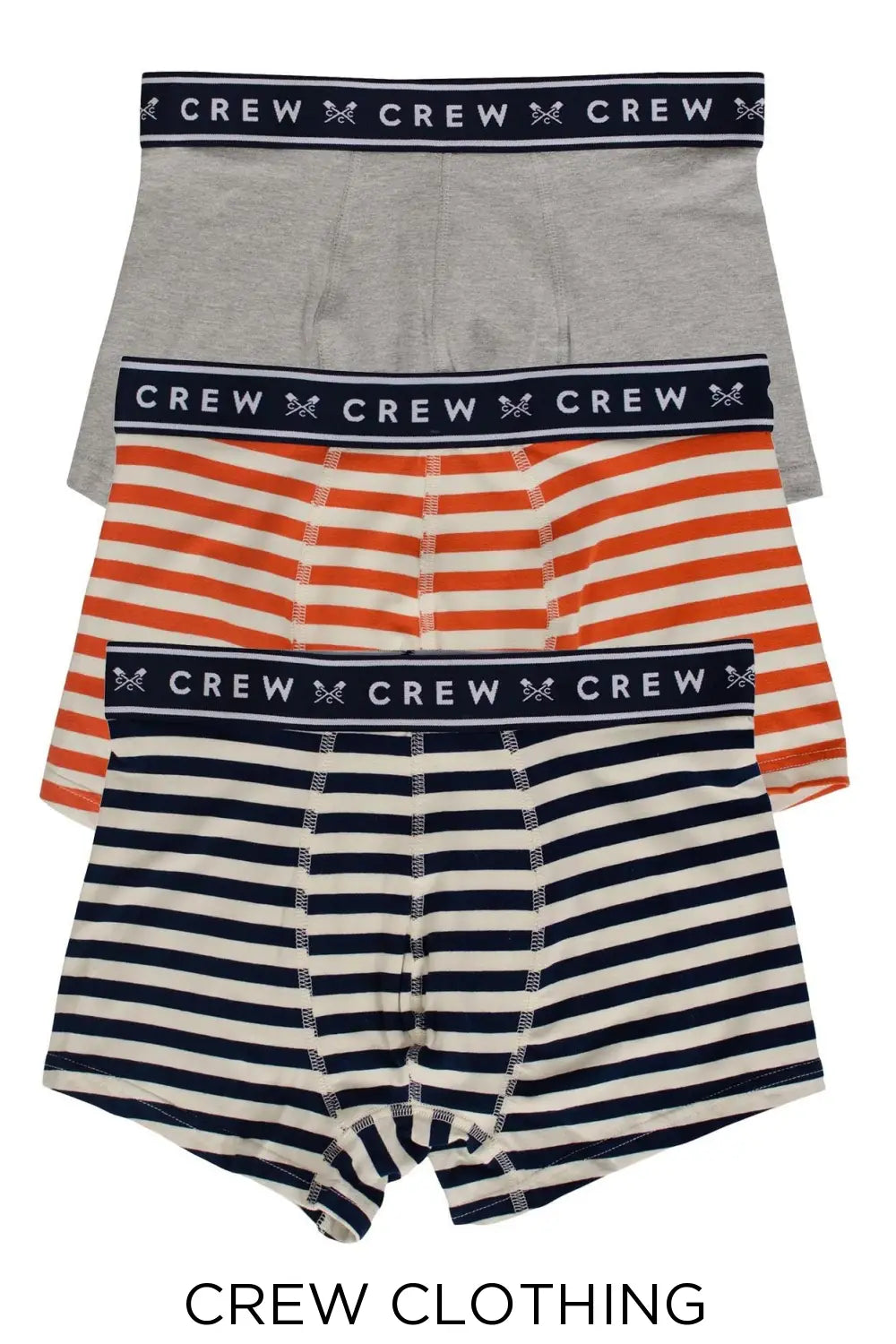 Crew Clothing Striped Boxer Trunks Multi / M
