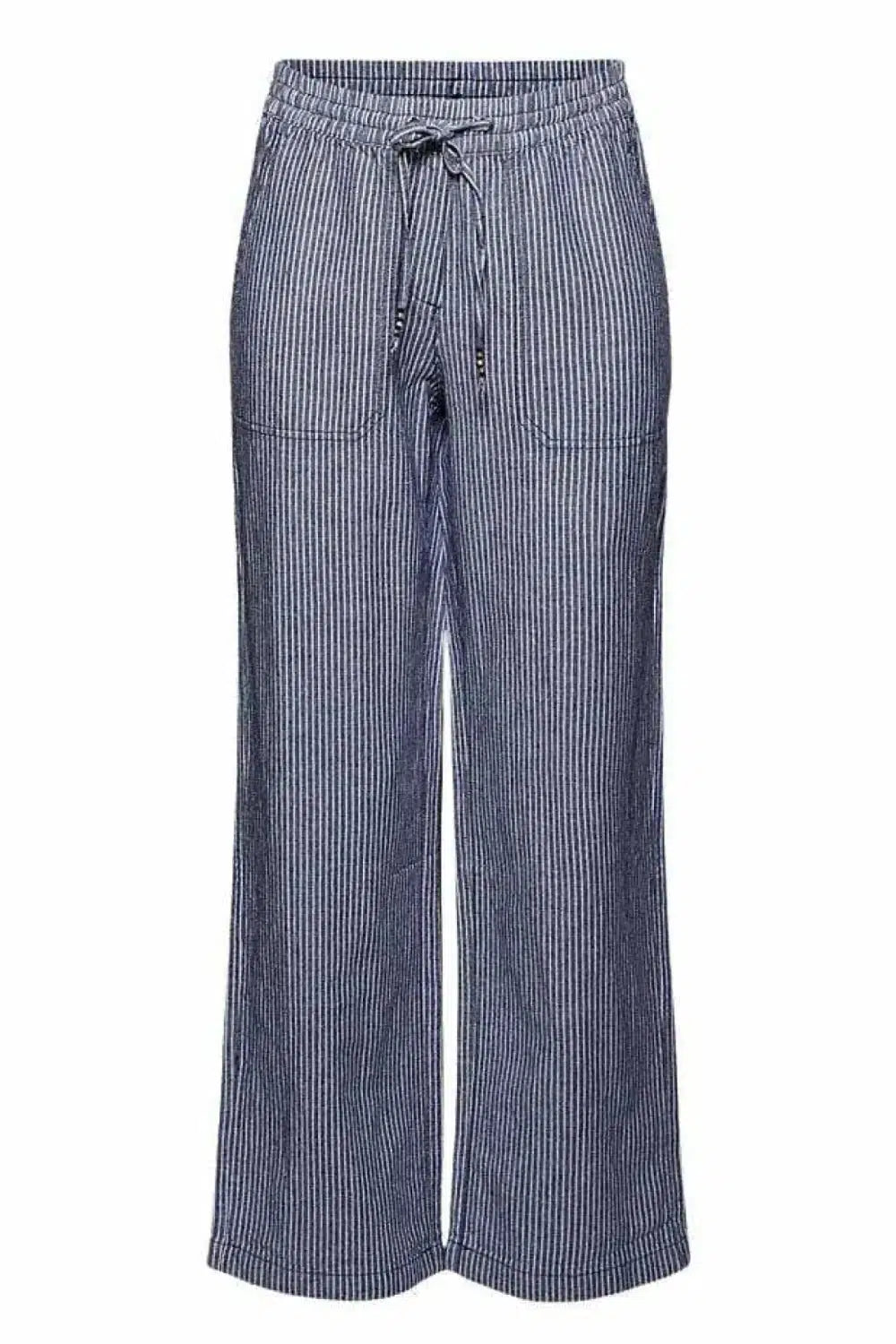 Esprit Striped Casual Linen Trousers