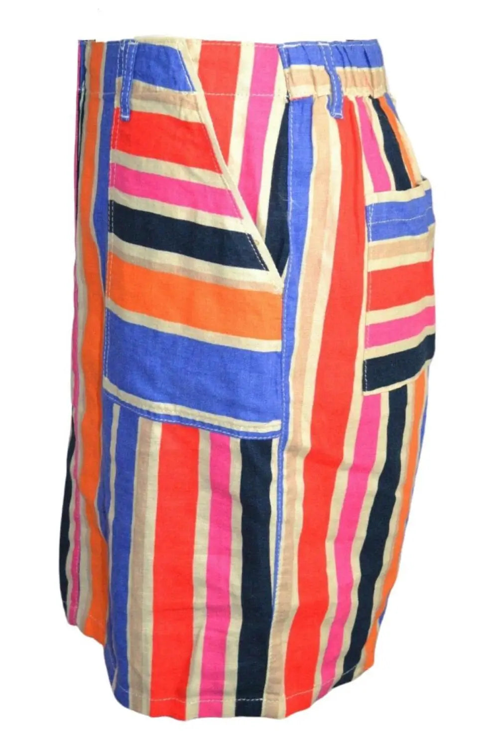 Secret Label Striped Linen Skirt