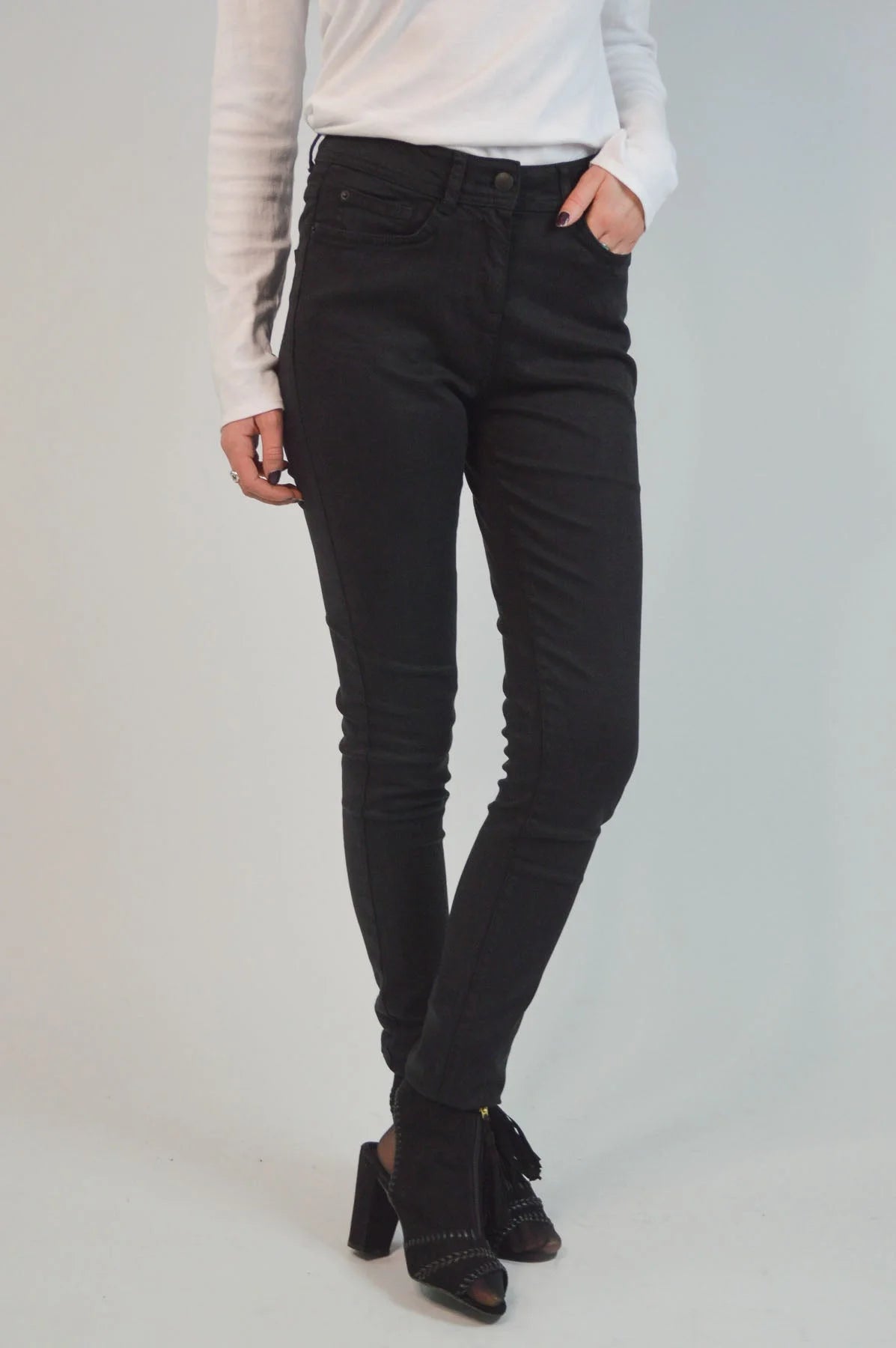 M&S Super Skinny Jeans Black / 6 / Reg