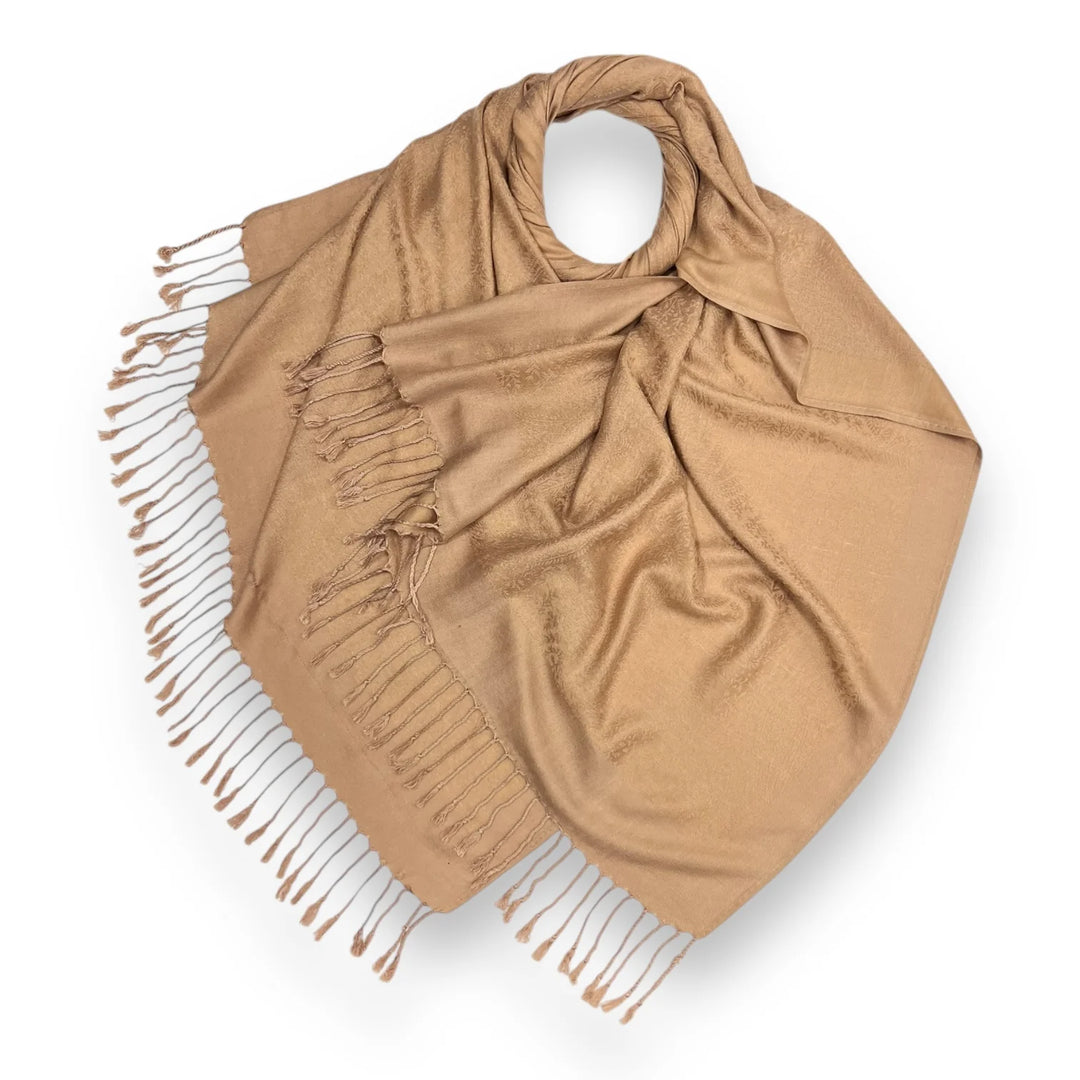 Pashmina Paisley Tassel Scarf