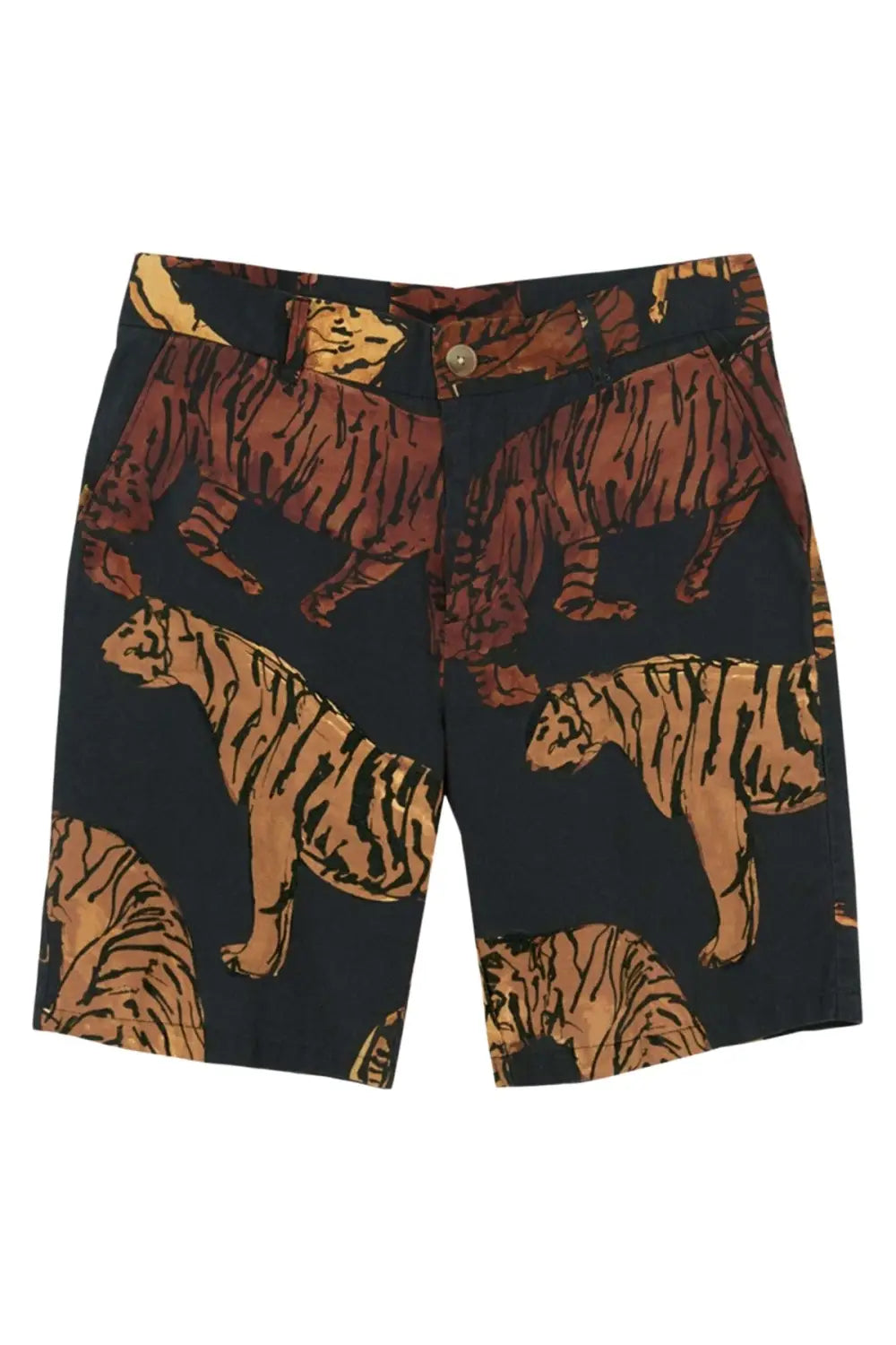 Warehouse Tiger Print Shorts