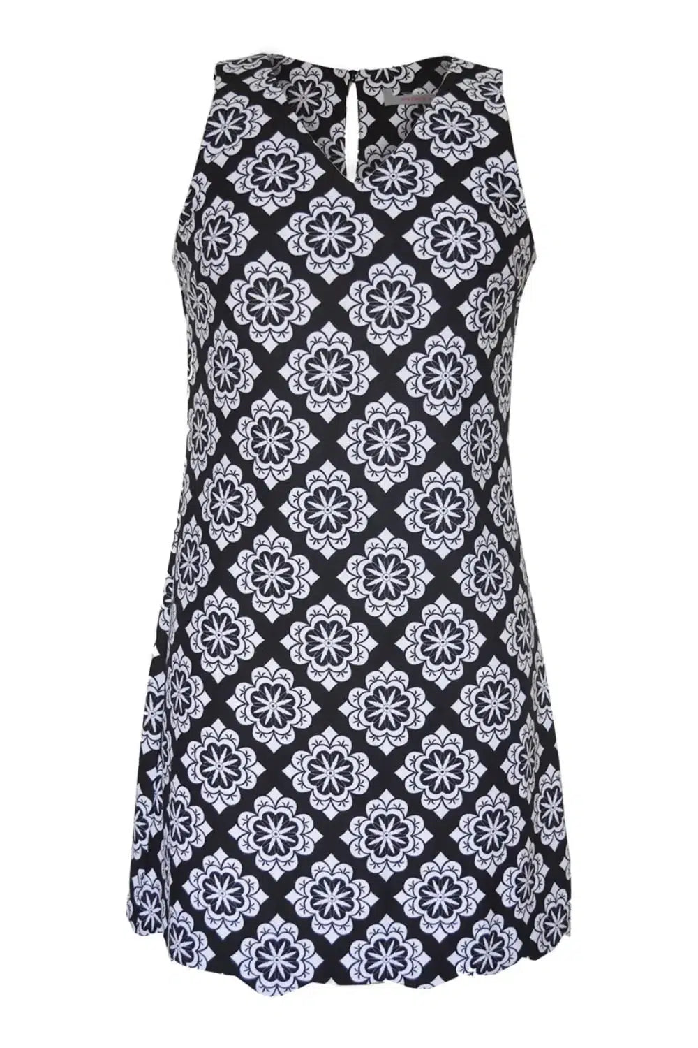 Tile Print Shift Dress Secret Label Tile Print Shift Dress Secret Label