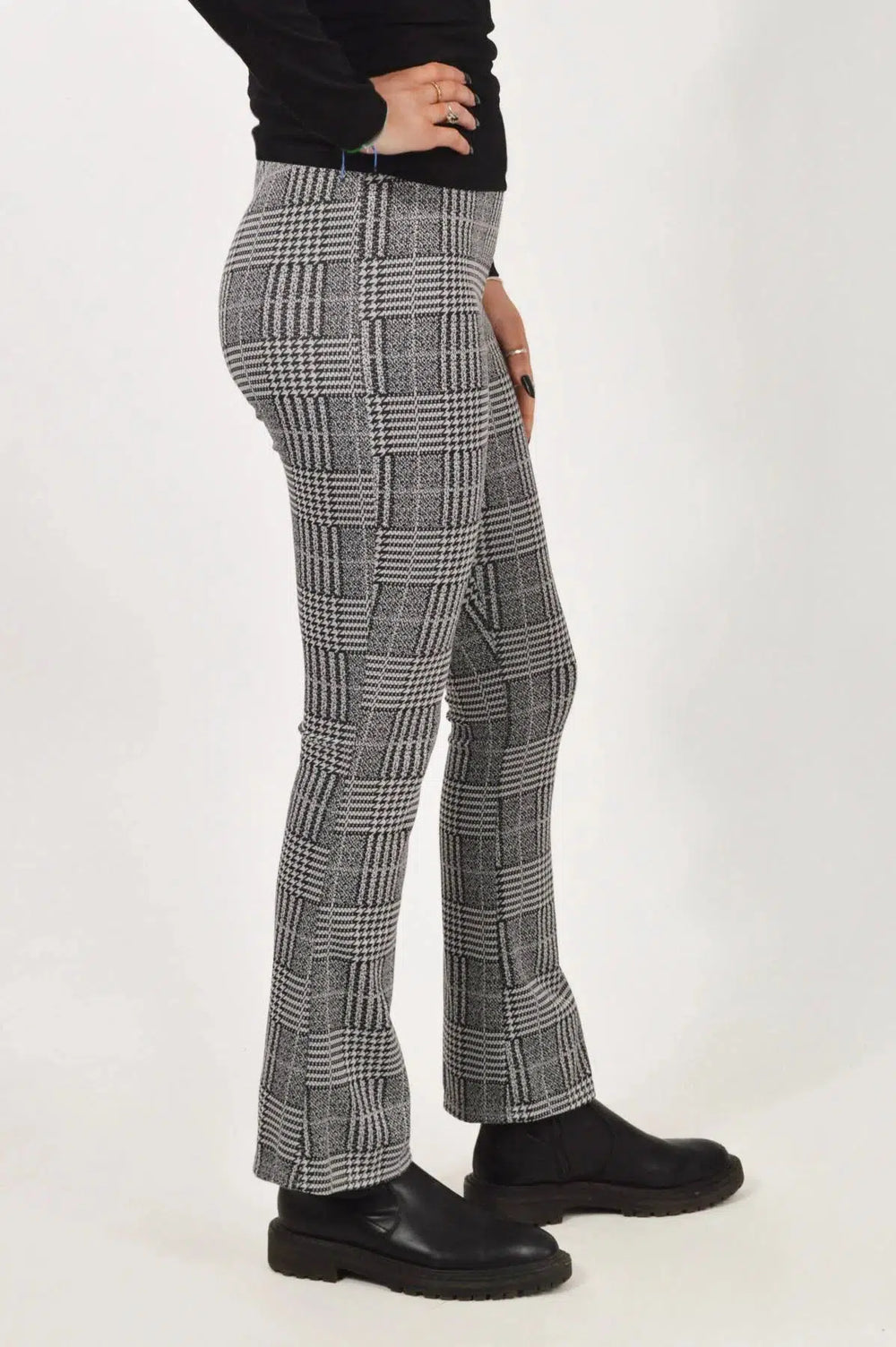 Check Stretch Trousers Secret Label