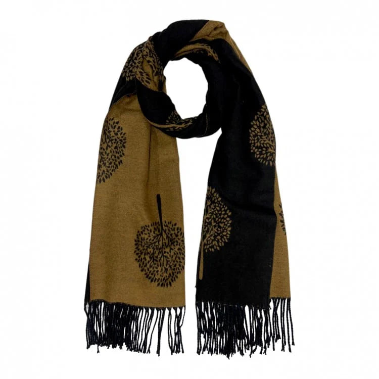 Cashmere Blend Tree of Life Scarf