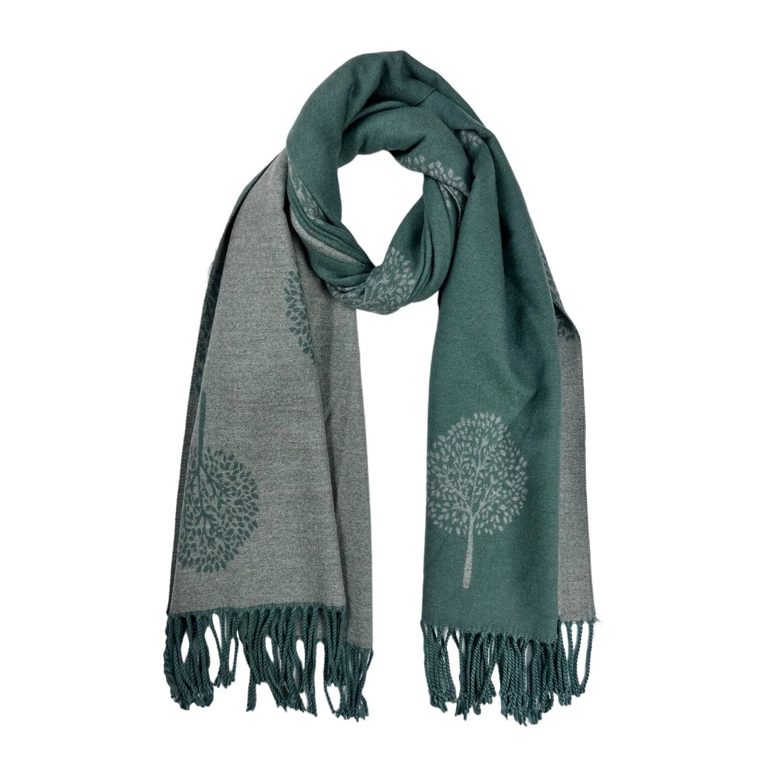 Cashmere Blend Tree of Life Scarf
