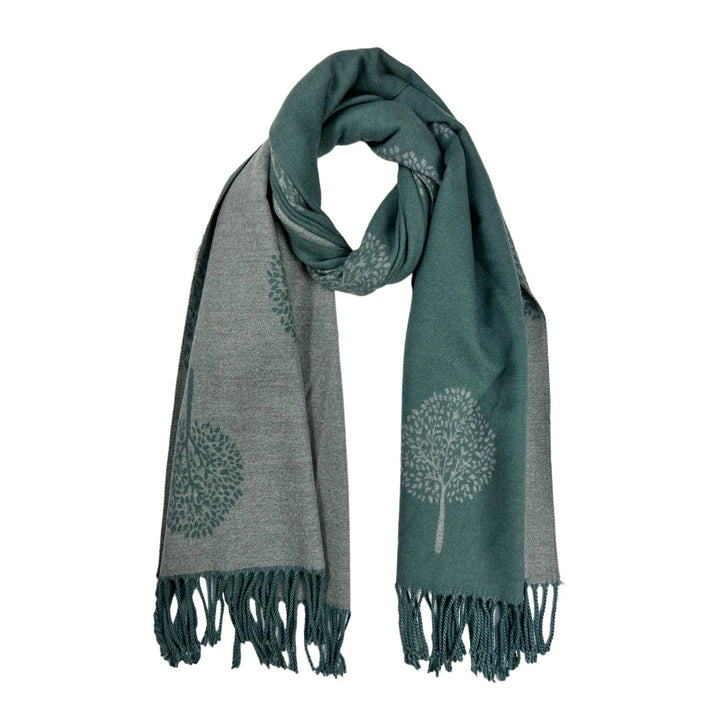 Cashmere Blend Tree of Life Scarf
