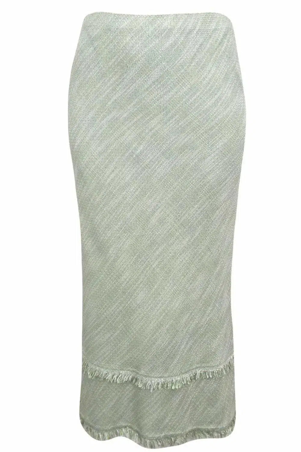 BLUE & GREEN TWEED SKIRT - WAIST 26 TO 30 main image 1