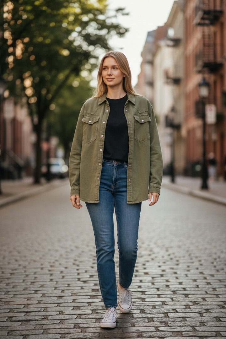 Oversize Denim Shirt