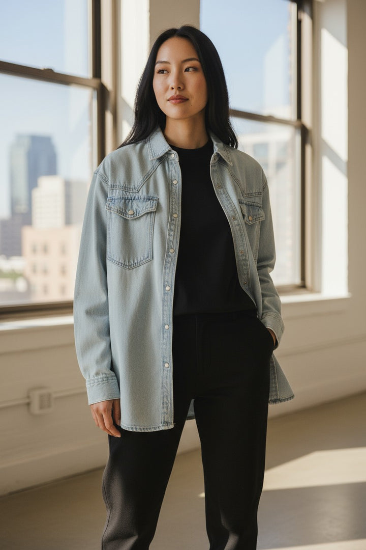Oversize Denim Shirt