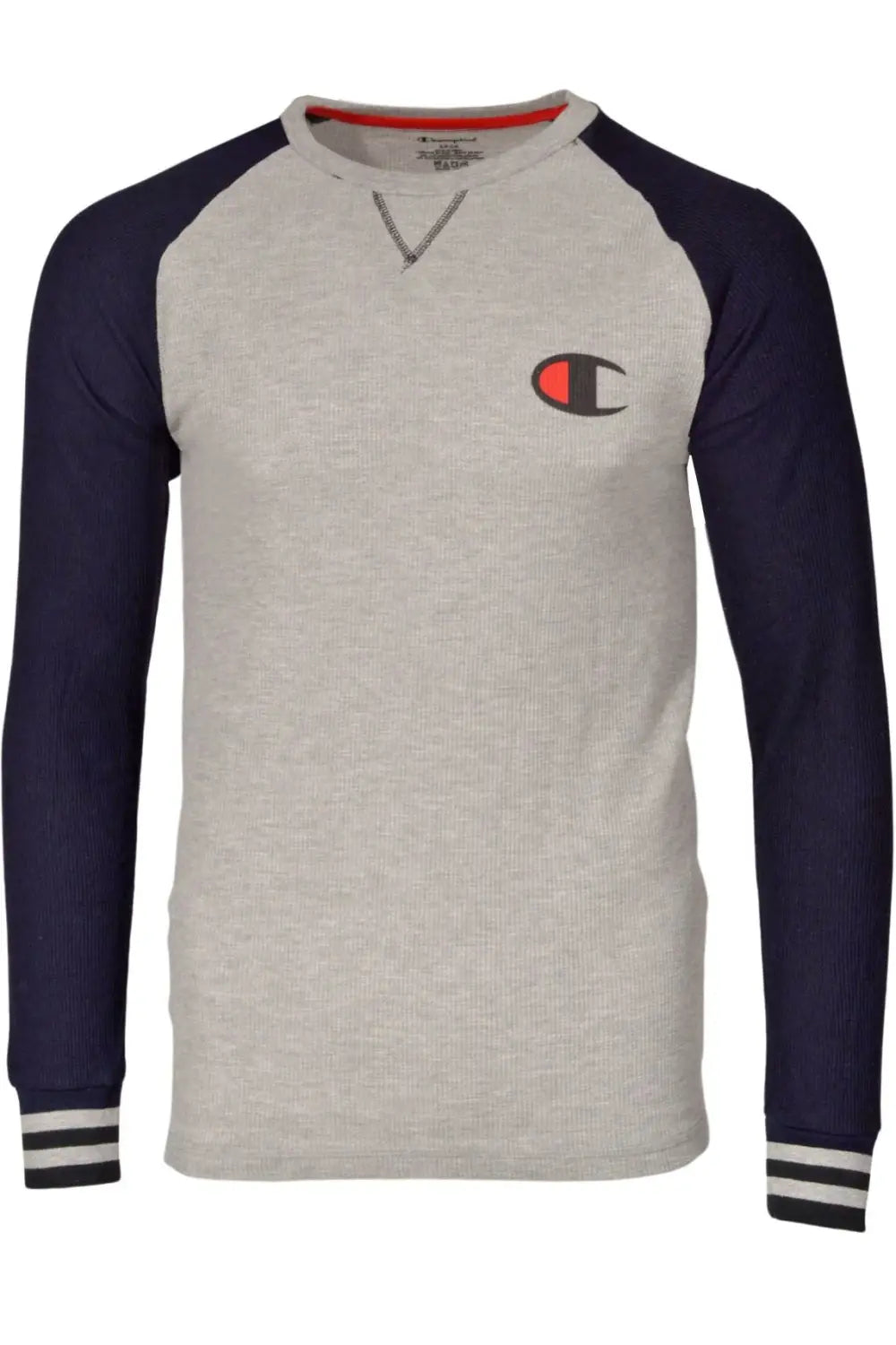Waffle Two Tone Long Sleeve Top-Secret Label