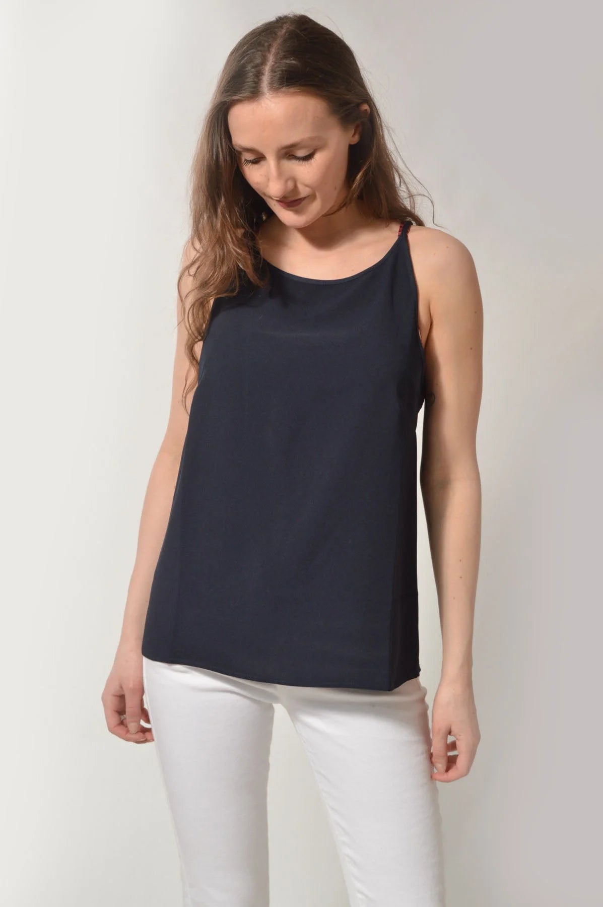 Warehouse Strappy Cami Top Navy / 6