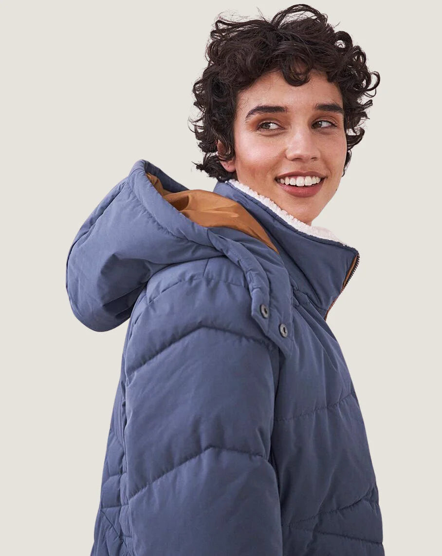 Lined sales puffer jacket