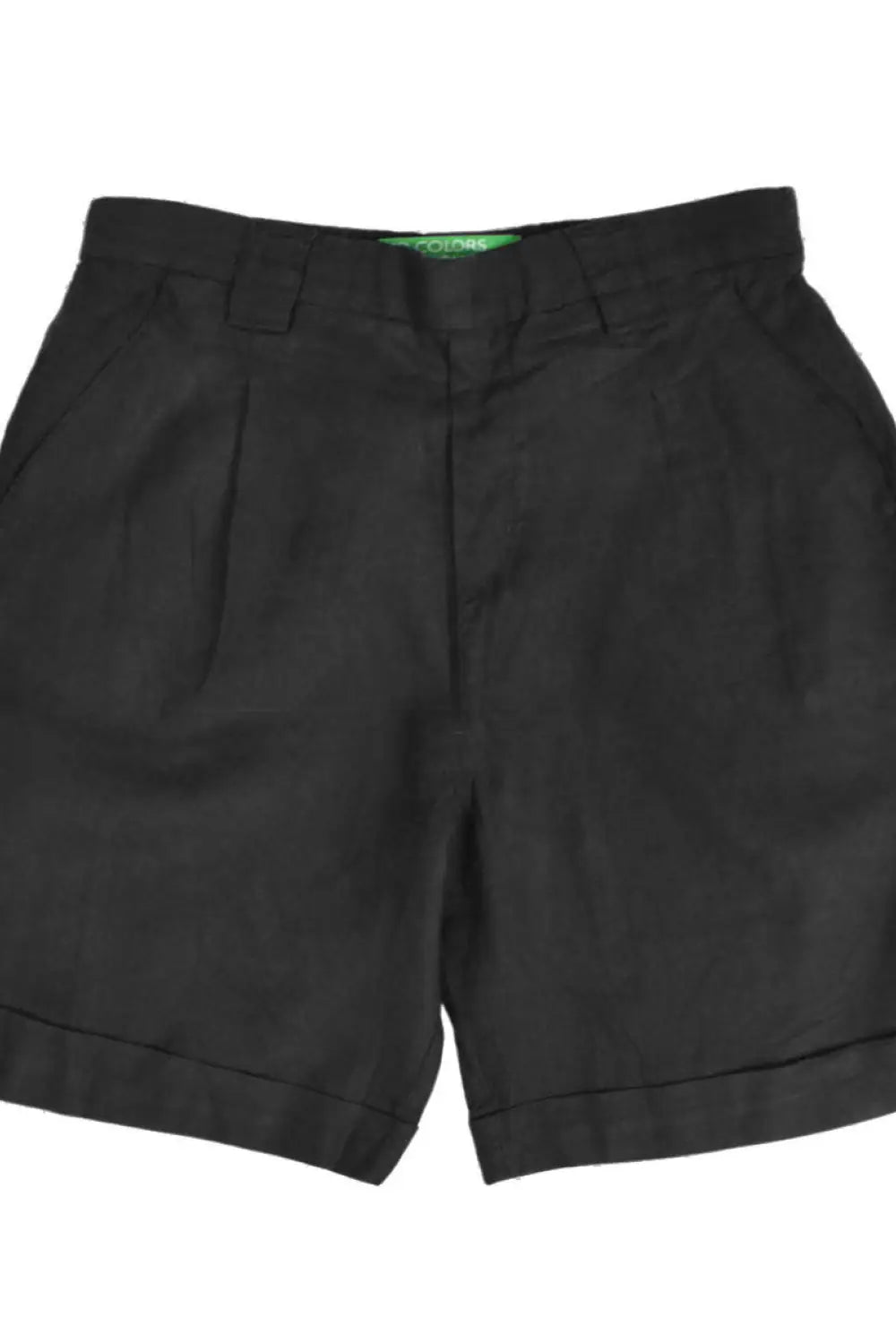 Benetton Wide Leg Linen Shorts