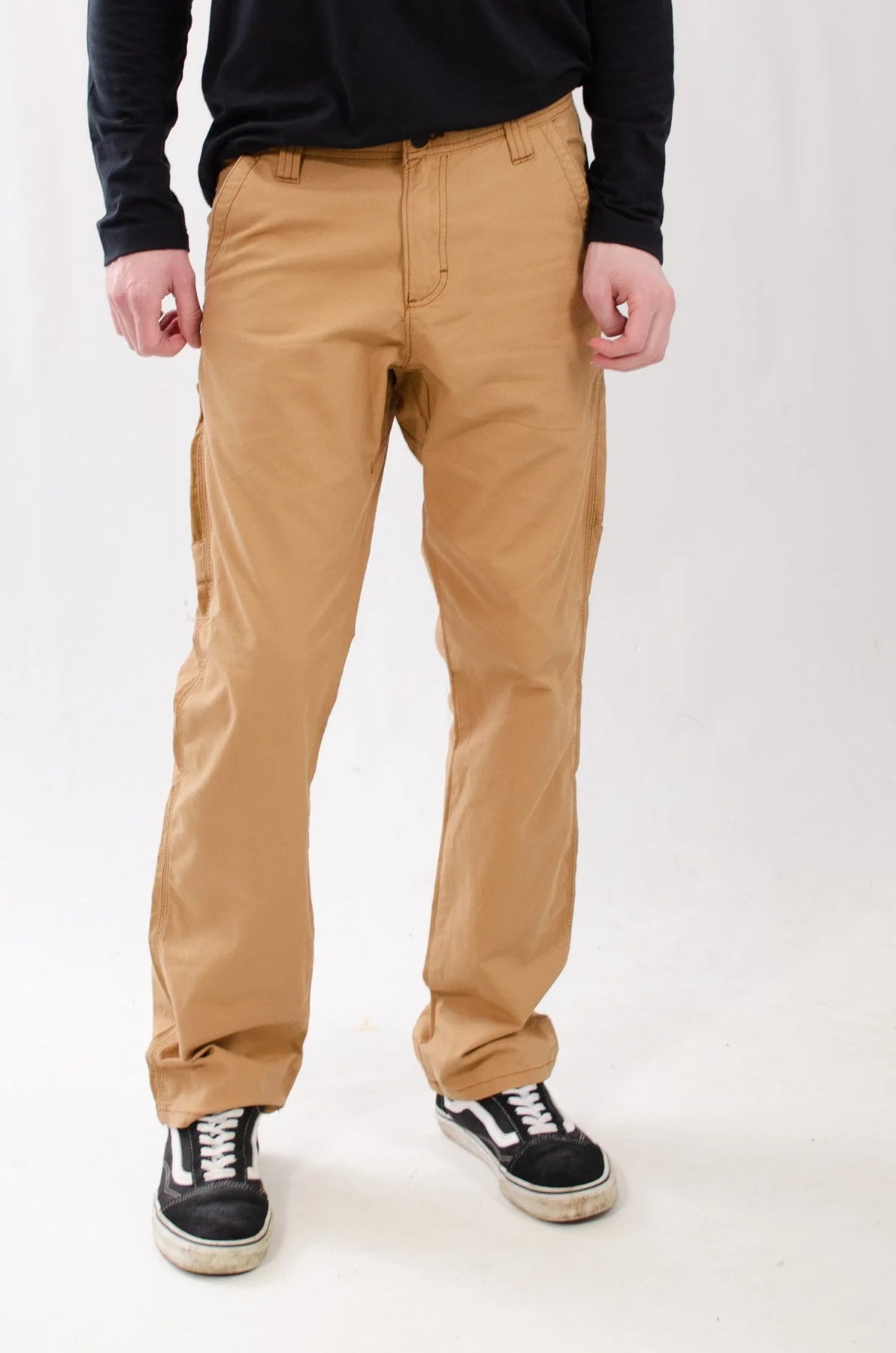 Wrangler Cargo Workwear Trousers Tan / 44 / 31
