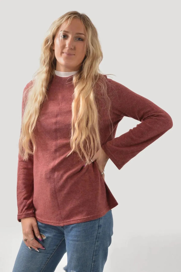 Soft Light Fleece Top-Secret Label
