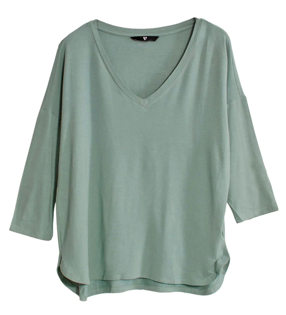 Yours V Neck Jersey Top
